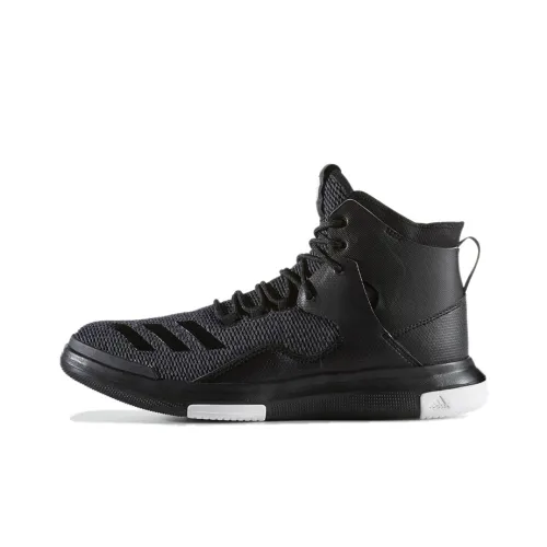 Adidas D Rose Lakeshore Аbrasion Resistant Shock Absorbers Slip Resistant High Top Баскетбольные кроссовки Мужской Черный