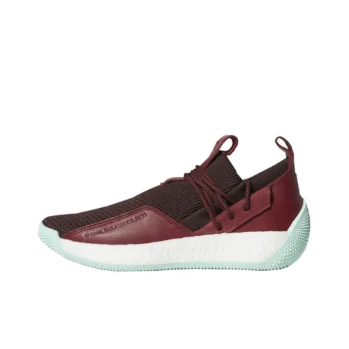 Adidas Harden LS2 Slip-resistant Abrasion-resistant Lightweight Low-top Basketball Shoes Men's Dark Red Adidas Harden LS2 Противоскользящий Устойчивый к истиранию Легкий Низкий Топ Баскетбольные Кроссовки Мужские Темно-Красный
