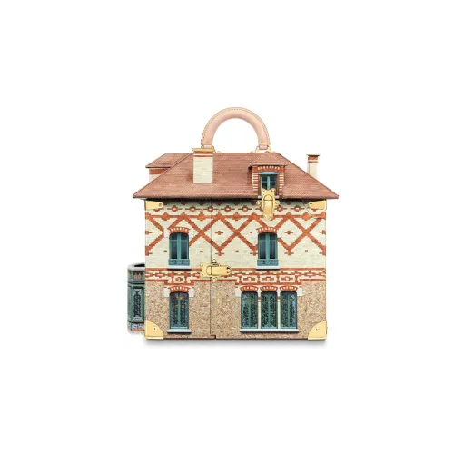 LOUIS VUITTON Кожа Сумка Твердый Чехол Женский Многоцветный