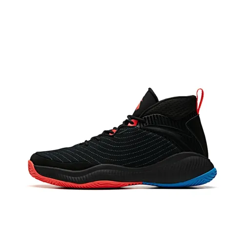 ANTA High Топ Баскетбольные кроссовки Мужские Черные Красные