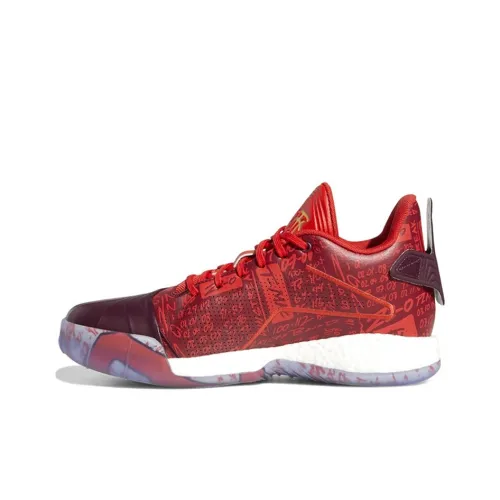 Adidas T Mac Millennium Slip-Resistant Abrasion-Resistant MID Баскетбольные кроссовки Мужской Красный