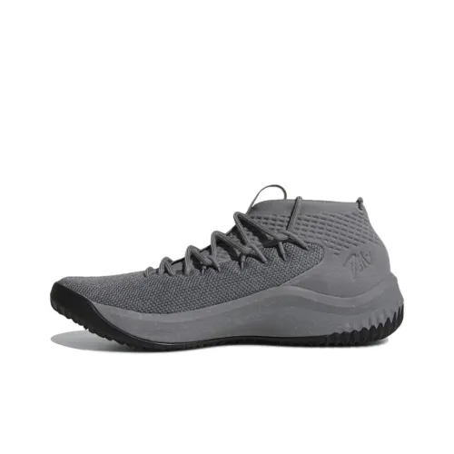 Adidas D Lillard 4 Lillard 5 Амортизаторы Slip-resistant Низкий топ Баскетбольные кроссовки для игры Мужской Волчий серый