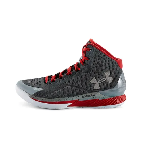 Under Armour Curry 1 Underdog Curry High Топ Баскетбольные кроссовки для игры Мужской Серый