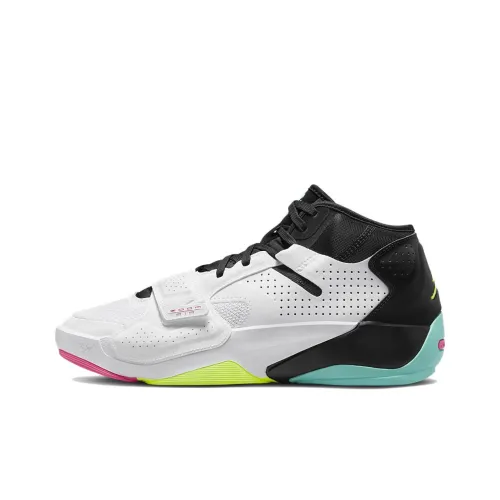 Джордан Zion 2 PF Амортизация Противоскользящий Устойчивый к истиранию MID Топ Баскетбольные кроссовки для игры Мужской