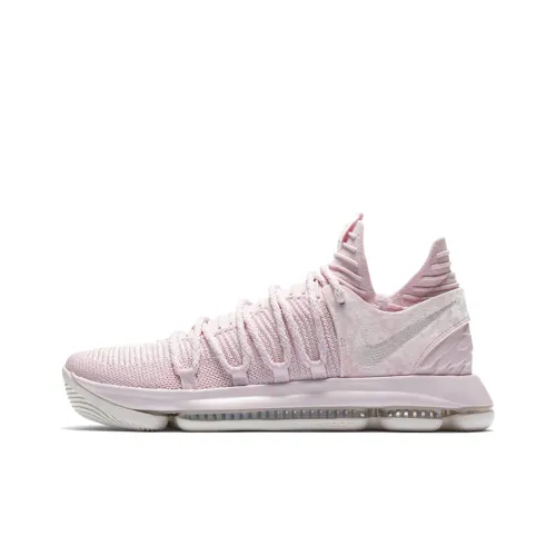 Nike KD 10 Low Топ Баскетбольные кроссовки для игры Unisex Light Розовый