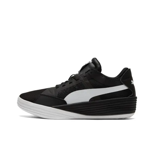 PUMA Clyde All Pro Team Low Basketball Shoes Game Unisex Черный Белый