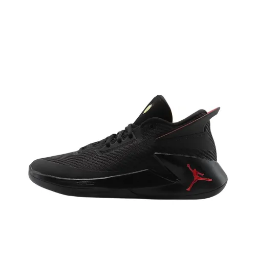 Jordan Fly Lockdown Амортизация Легкий Низкий Топ Баскетбольные Кроссовки Мужские Черный Красный