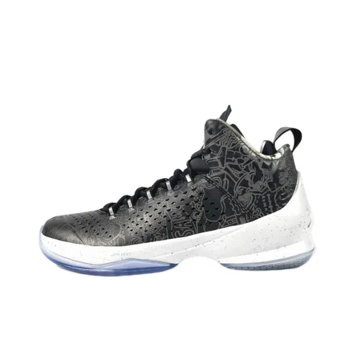 Jordan Melo M11 Hebru MID Топ Баскетбольные кроссовки для игры Мужской Черно-белая панда