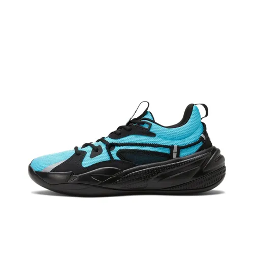 PUMA RS Dreamer Амортизаторы Shock Absorbers Противоскользящие Устойчивые к истиранию Низкий Топ Баскетбольные кроссовки Унисекс Черный Синий