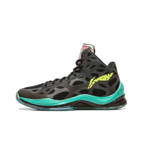 Подкладка SONIC 3 Отскок Покрытие Поддержка MID Топ Баскетбольные кроссовки Мужской 'Responsibility' Чёрно-синий