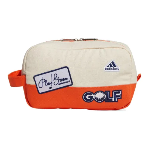 Adidas Хлопок Холщовая Сумка Клатч Стандартная Мужская Оранжевая