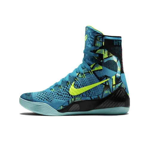 Nike Kobe 9 Elite Perspective High Топ Баскетбольные кроссовки для игры Мужской Бирюзовый