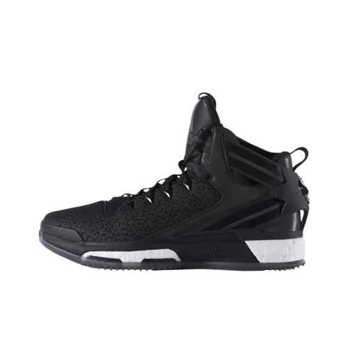 Adidas D Rose 6 Boost Blackout Reflective Abrasion Resistant MID Баскетбольные кроссовки Мужской Черный