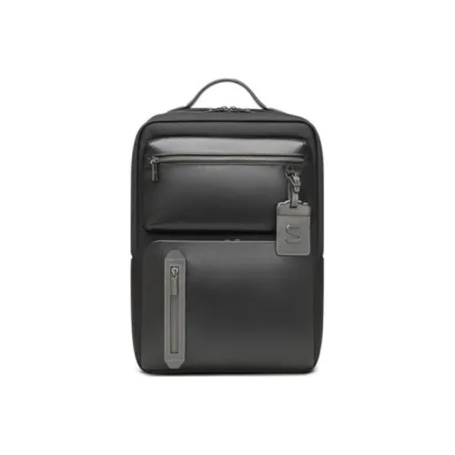 SAMSONITE Коровья кожа Ноутбук Сумка Рюкзак Стандартный Мужской Черный