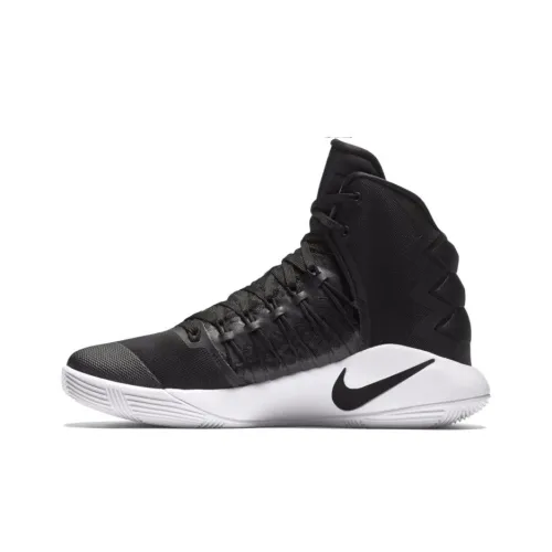 Nike Hyperdunk 2016 Амортизаторы Slip-resistant MID Баскетбольные кроссовки для игры Женские Черный белый