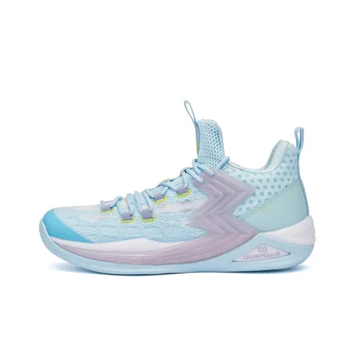 361° Big3 2,0 Slip Устойчивый к истиранию MID Баскетбольные кроссовки для игры Мужской Glacier Blue