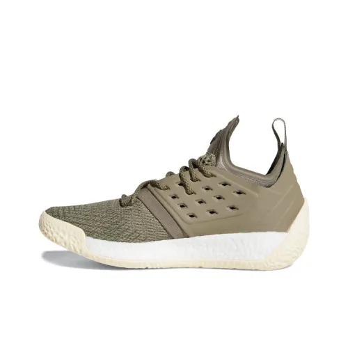 Adidas Harden Vol.2 Trace Cargo Устойчивый к истиранию Дышащий Низкий Топ Баскетбольные кроссовки Унисекс Армейский зеленый