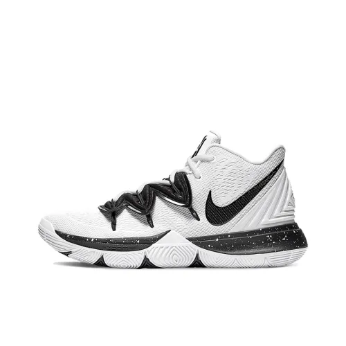Nike Kyrie 5 TB Irving 5 Oreo MID Топ Баскетбольные кроссовки для игры Мужской Белый Черный