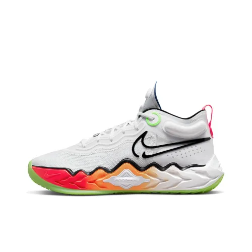 Nike Air Zoom г.T. RUN Баскетбольные кроссовки MID Топ Унисекс