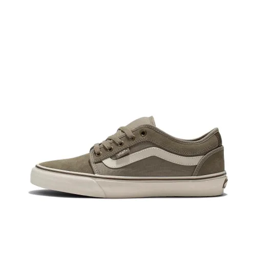 Vans Chukka Low Sidestripe Low Топ Скейтборд Кроссовки Унисекс Серый