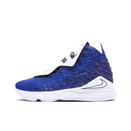 Nike Lebron 17 'MORE THAN AN Athlete' EP High Топ Баскетбольные кроссовки для игры Унисекс Синий Белый Азиатская Версия