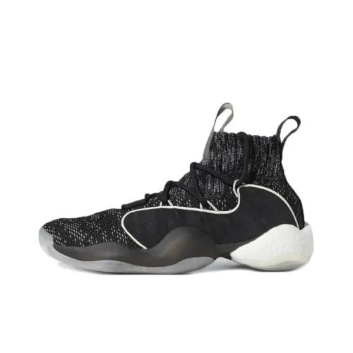 Adidas Originals Crazy BYW X Амортизация Поддержка Низкий Топ Баскетбольные Кроссовки для Игры Мужской Черный Белый