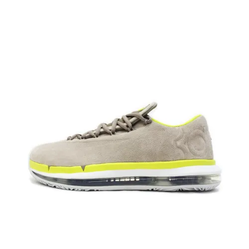 nike KD 6 ELITE Фрагмент Chino KD 6 Нескользящий Легкий Низкий Топ Баскетбольные кроссовки для игры Мужской Серый