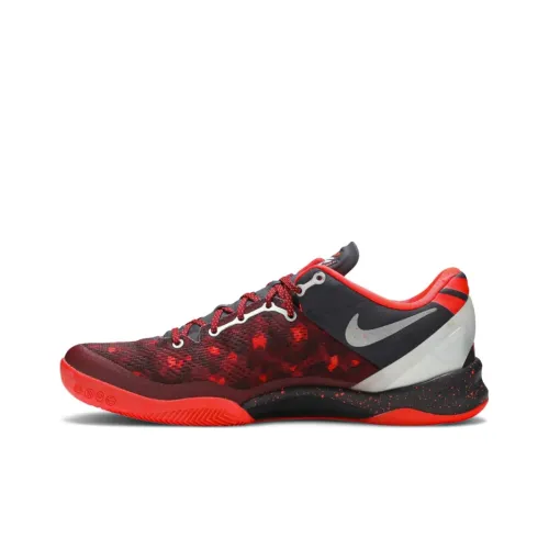 Nike Kobe 8 Год Змеи Port Low Баскетбольные кроссовки Мужские Красные