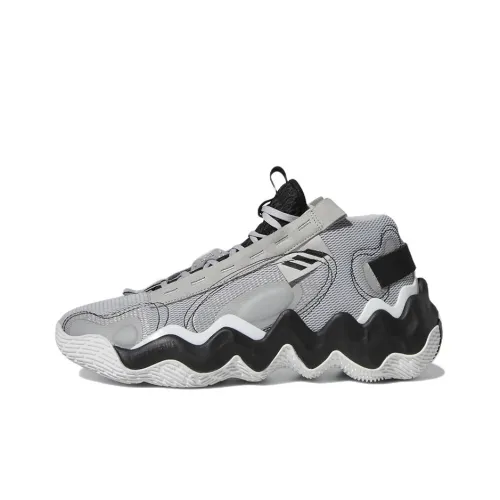 Adidas Exhibit B MID Slip Resistant Abrasion Resistant MID Топ Баскетбольные кроссовки Женские Серый