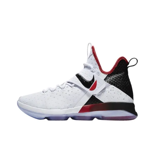 Nike Lebron 14 FLIP The Switch Амортизация Баланс MID Топ Баскетбольные кроссовки для игры Мужской Черный белый