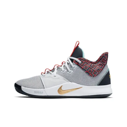 Nike PG 3 Баскетбольные кроссовки MID Топ Мужской