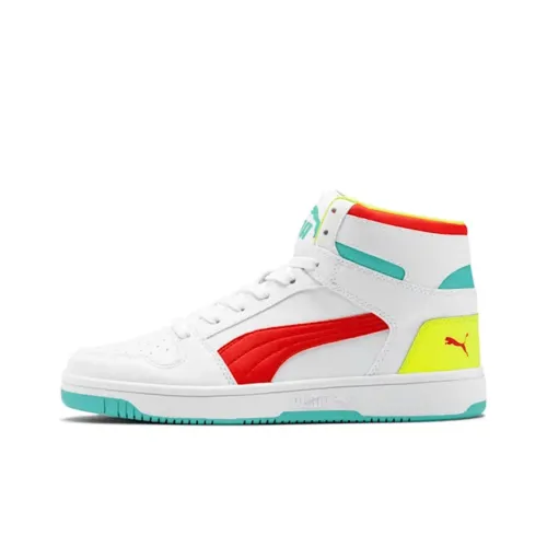 PUMA Rebound Layup Кроссовки Устойчивые к износу MID Баскетбольные кроссовки Мужской Многоцветный