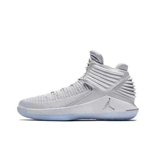 Jordan Air Джордан 32 Pure Platinum MID Топ Баскетбольные кроссовки Мужской Pure Platinum