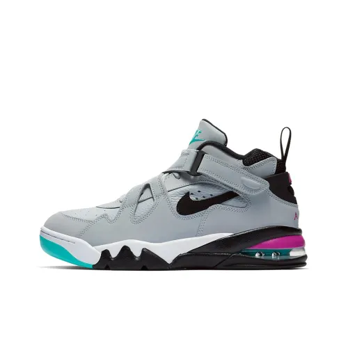 Nike Air FORCE Ma противоскользящий устойчивый к истиранию легкий MID баскетбольные кроссовки для игры мужской серый черный