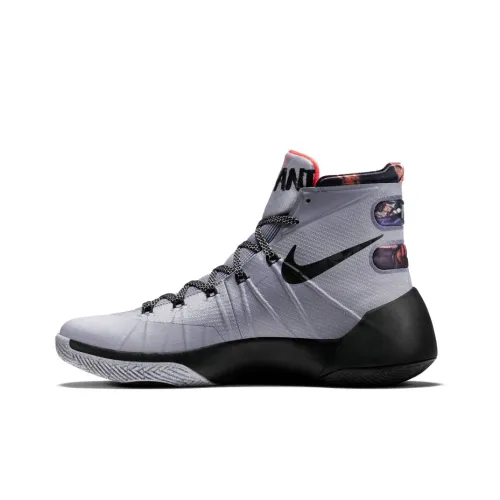 Nike Hyperdunk 2015 'Париж' Амортизация Противоскользящий Устойчивый к истиранию Покрытие Поддержка Отскок Высокий Топ