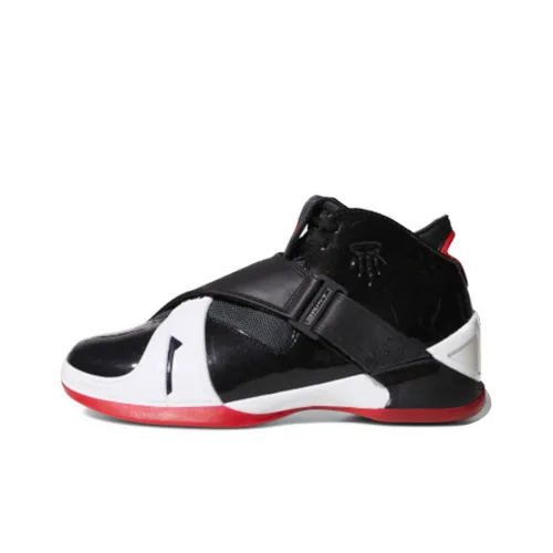 Adidas T Mac 5 Slip-resistant Abrasion-resistant MID Баскетбольные кроссовки Мужские Черный Белый Красный