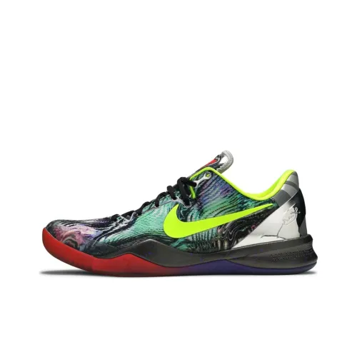 Nike Kobe 8 Prelude Reflection Kobe Нескользящий Легкий Низкий Топ Баскетбольные Кроссовки для Игры Мужской Белый
