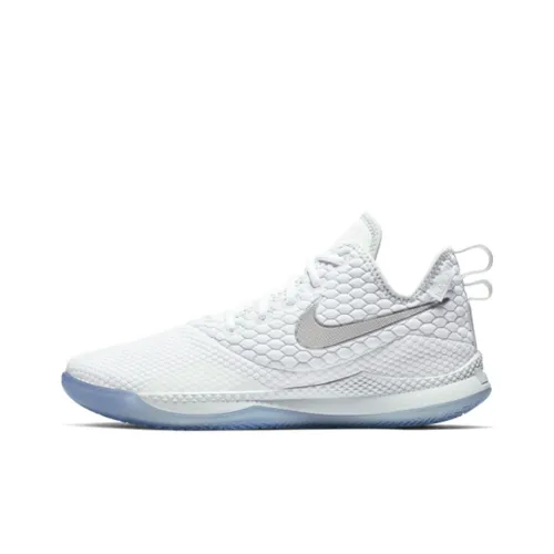 Nike Witness 3 LeBron EP Non Slip Легкий Низкий Топ Баскетбольные Кроссовки для Игры Мужской Белый