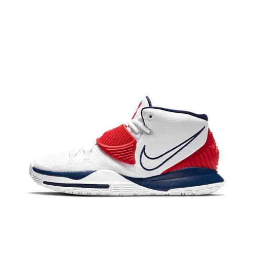 Nike Kyrie 6 EP 'USA' США Команда MID Топ Баскетбольные кроссовки Унисекс Азиатская Версия