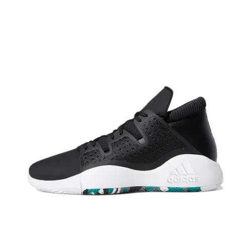 Adidas PRO Vision Устойчивые к истиранию MID Баскетбольные кроссовки для игры Мужской Черный