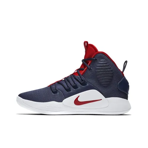 Nike Hyperdunk X HD MID Топ Баскетбольные кроссовки для игры Мужской Темно-синий