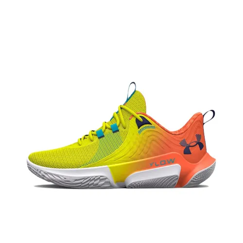 Under Armour Flow FUTR X 2 Low Топ Баскетбольные кроссовки Унисекс Желто-оранжевый