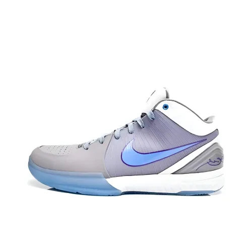 Nike Zoom Kobe 4 MPLS Нескользящий Легкий MID Баскетбольные кроссовки Мужской Университетский синий