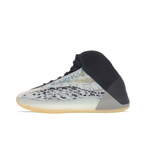 Adidas Originals Yeezy QNTM Легкий MID Топ Boost Баскетбольные кроссовки Унисекс Серый