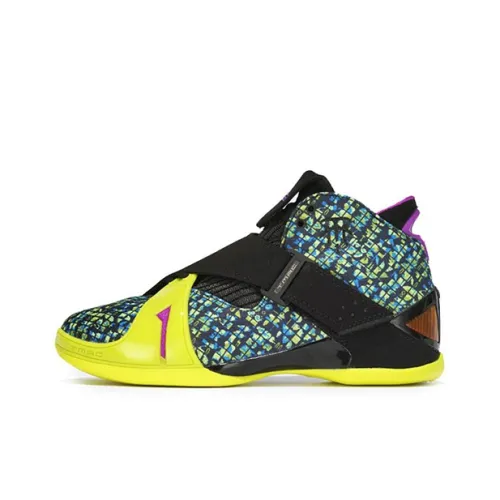 Adidas T Mac 5 Трэйси Макгрэди 5 MID Топ Баскетбольные кроссовки Мужской Черный Зеленый