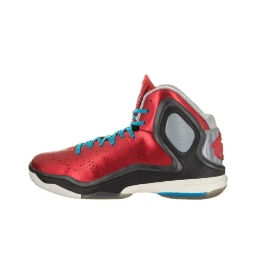 Adidas D Rose 5 Slip-Resistant MID Баскетбольные кроссовки Мужские Красный Синий Черный