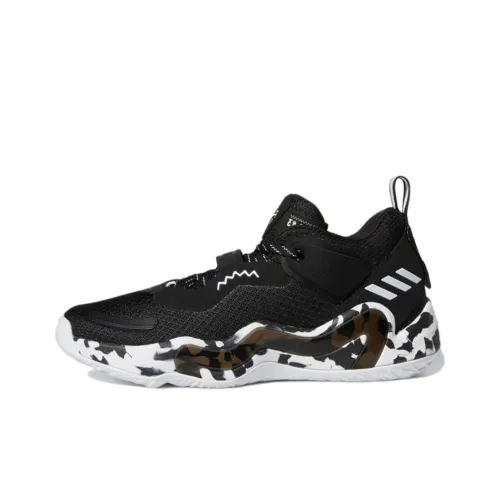 Adidas D.O.N. Issue #3 Амортизация Противоскользящий Устойчивый к истиранию Покрытие Поддержка MID Топ