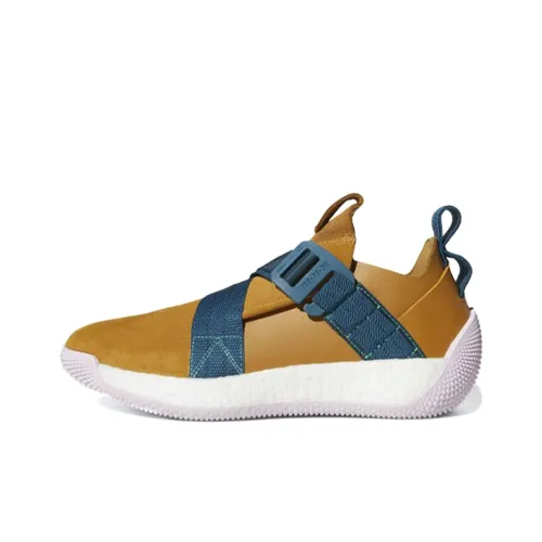 Adidas Harden LS2 2 Slip-Resistant Дышащий Легкий Низкий Топ Баскетбольные Кроссовки Мужские Коричневые Синие