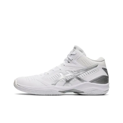 Asics Gel HOOP V12 Low Топ Баскетбольные Кроссовки для Игры Унисекс Белый Серебряный