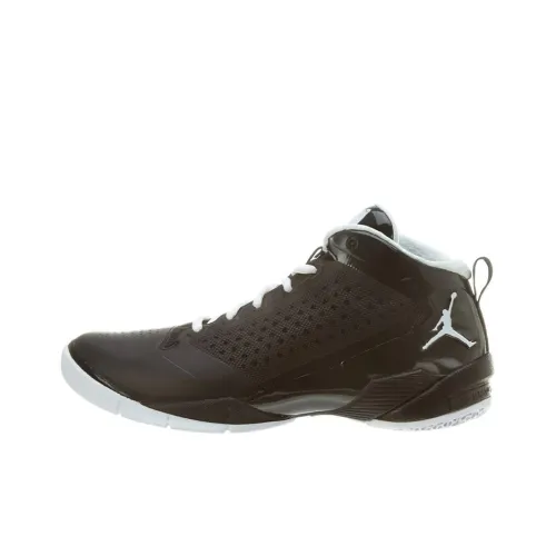 Джордан Fly Wade 2 Амортизация Противоскользящий Устойчивый к истиранию Покрытие MID Топ Баскетбольные кроссовки Мужской Черный